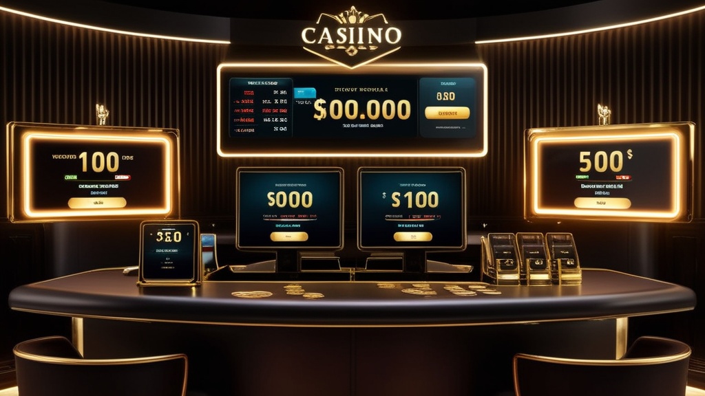 Auszahlung und Umsatzregeln am Casino-Cashier dargestellt